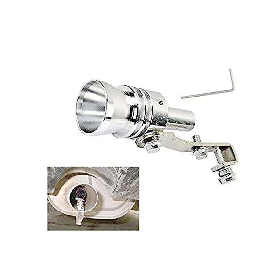 Car Silencer Whistle Aluminum Alloy BOV (Blow-Off Valve) Simulator Turbo for Exhaust Pipe
