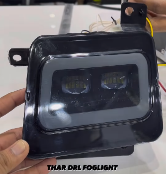 DRL's with Double mini Projectors For Mahindra Thar - Model 2020 Onwards