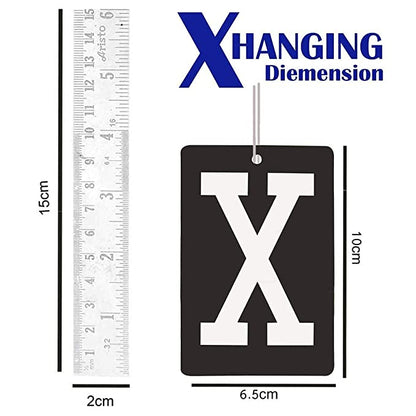 X Sign Air Freshener Hanging Perfume for Car