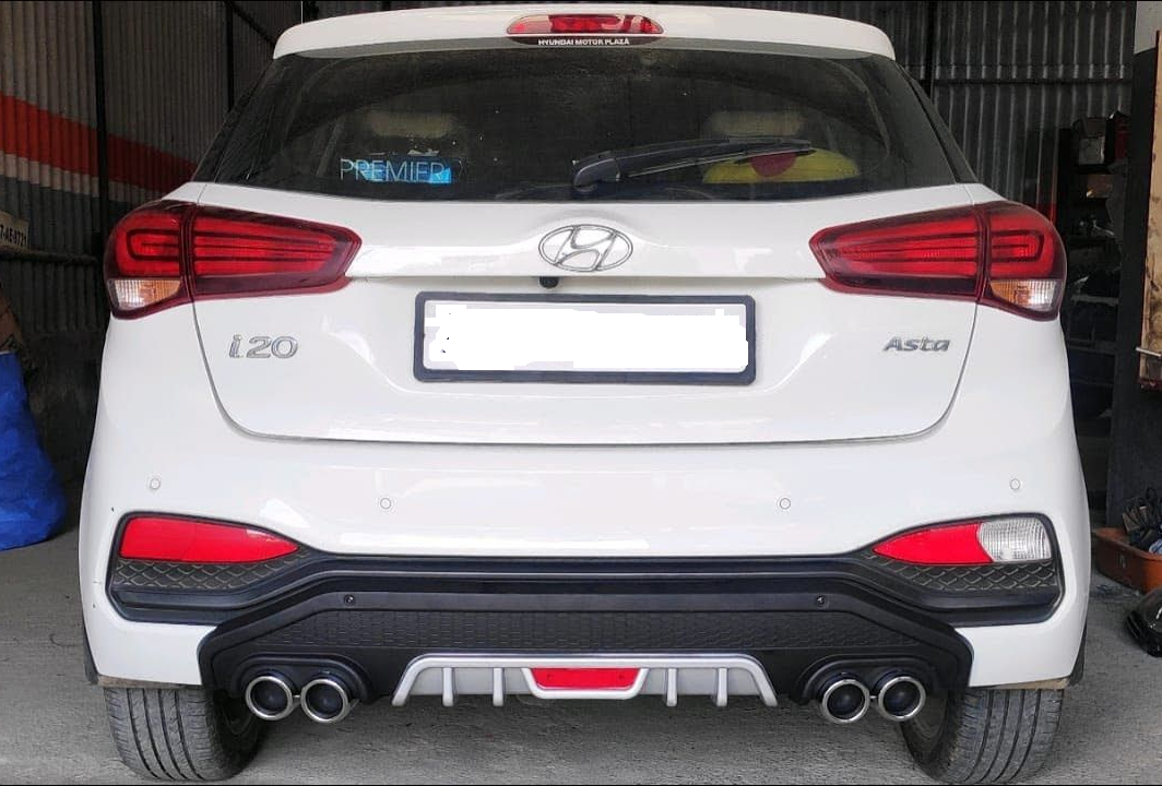 Rear Diffuser For Hyundai I20 Elite - Model 2018 Onwards