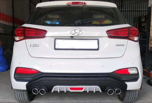 Rear Diffuser For Hyundai I20 Elite - Model 2018 Onwards