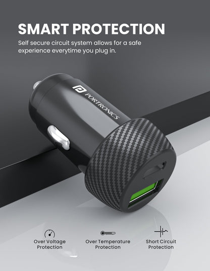 Car Power 7 Fast Car Charger with Dual Port