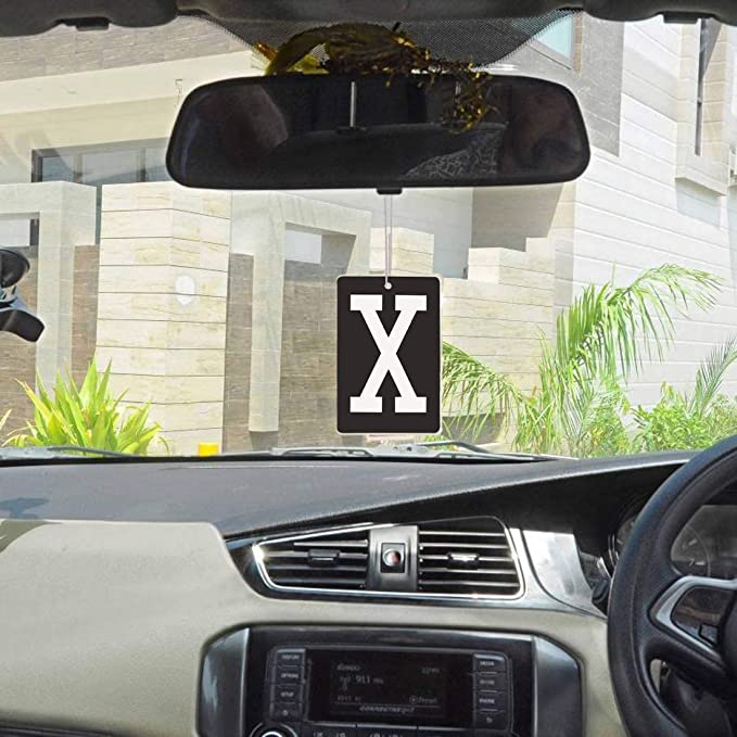 X Sign Air Freshener Hanging Perfume for Car