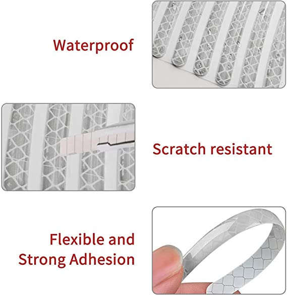 Reflective Wheel Rim Waning Safety Sticker Decal for Car