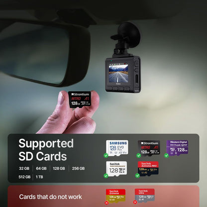 Car Dashcam Pro 2.7K | Dual Channel | Hero Group | NightPulse Vision | 5MP QHD+ Front (140°), 2MP FHD Rear