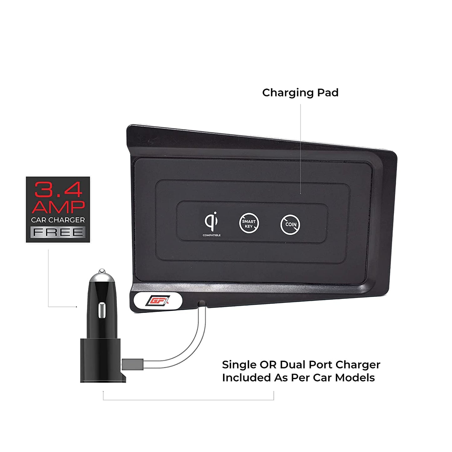 Toyota Innova Crysta - Wireless Car Charger