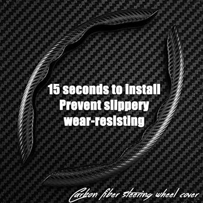 Carbon Fiber Steering Wheel Cover