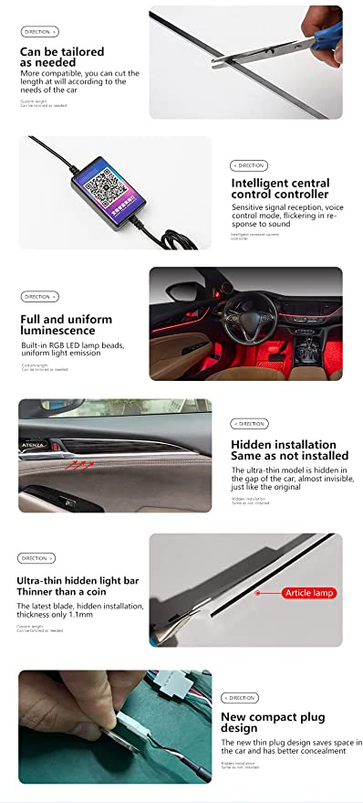 Cardi K3 Ambient RGB Interior LED Light For Cars