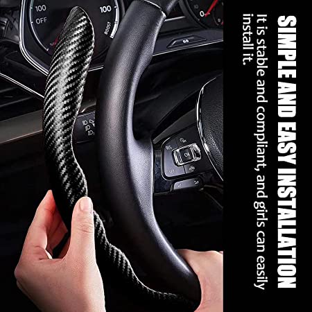 Carbon Fiber Steering Wheel Cover