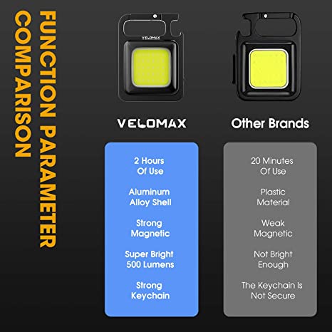 Keychain LED Light - Rechargeable Emergency Light