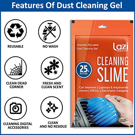 Car Interior Dust Cleaning Gel Jelly-100gm