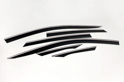 Honda Civic Door Visor - Black Finish