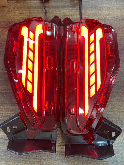 Rear Bumper Reflector Light Matrix Design For Fortuner - Model 2022 Onwards