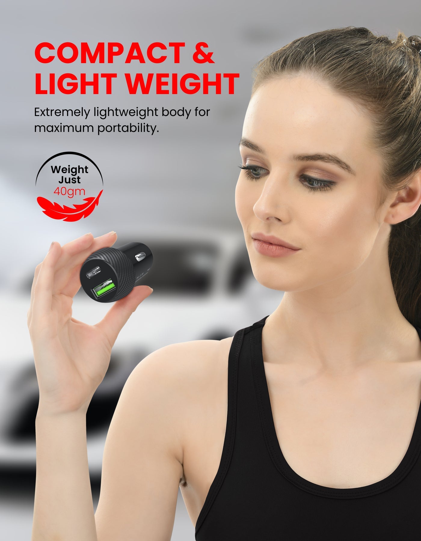 Car Power 7 Fast Car Charger with Dual Port