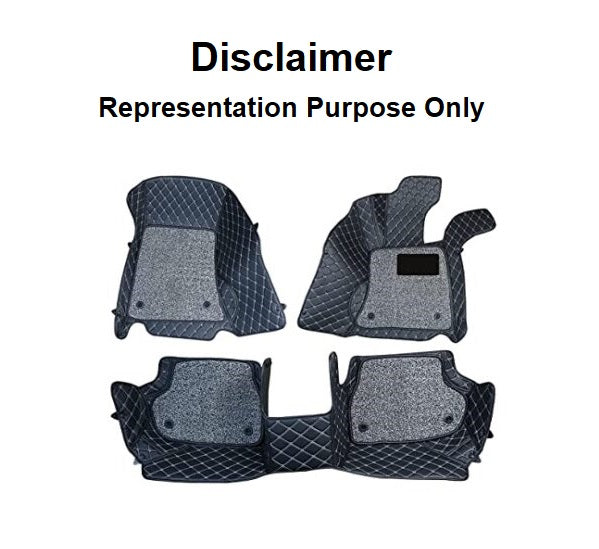 7D Car Floor Mats For Volkswagen Vento - Model 2010 Onwards