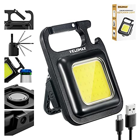Keychain LED Light - Rechargeable Emergency Light