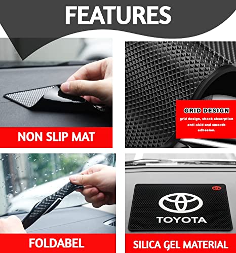 Silicone Anti Slip Dashboard Matt - Toyota