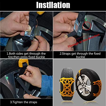 Snow Chains Universal Car Tyre Winter Roadway Safety Tire Chains