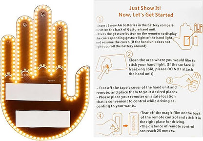 Finger Gesture Light with Remote Finger Light