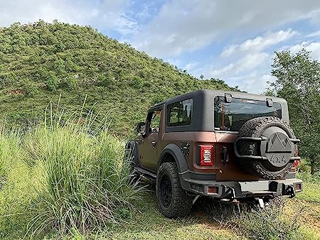 Stepny Lock Cover For Mahindra Thar - Model 2020 Onwards