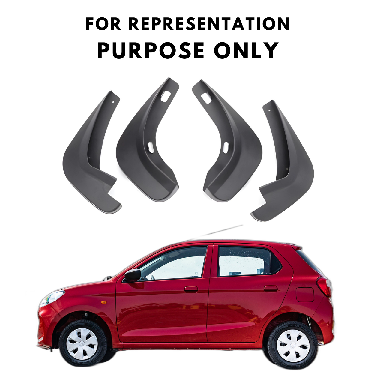 Mud Flap For Maruti Suzuki Alto K10 - Model 2022 Onwards