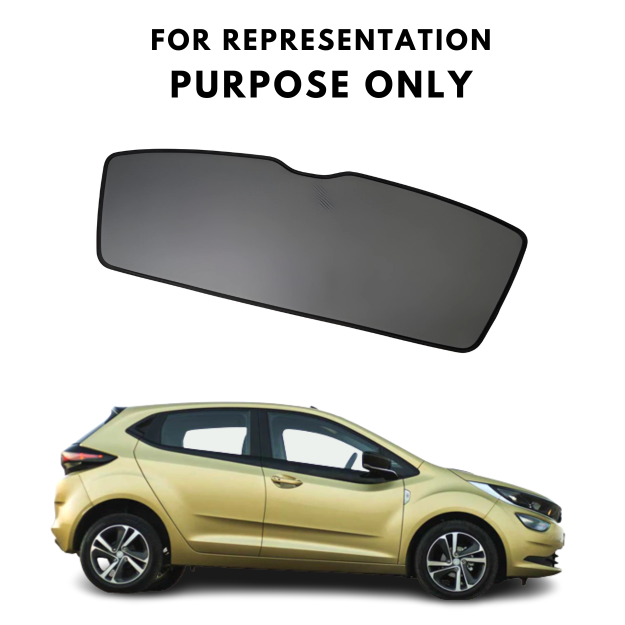 Car Window Fix Black Sun Shades For Tata Altroz