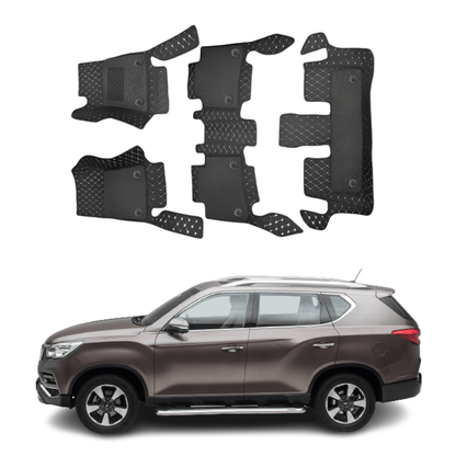 7D Car Floor Mats For Mahindra Alturus G4