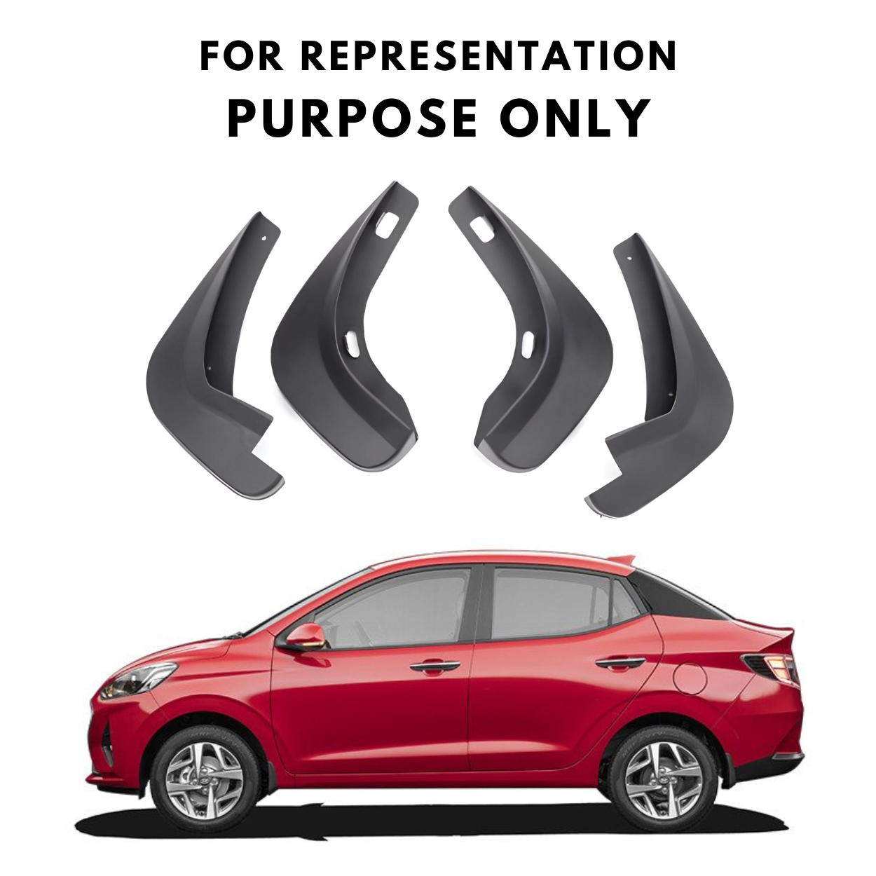 Mud Flap For Hyundai Aura - Model 2020 Onwards