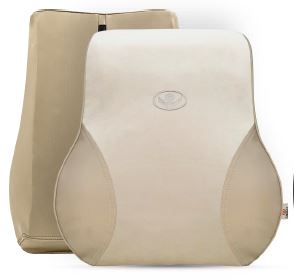 Luxury Back Car Cushion for Back Support PU Velvet - Universal