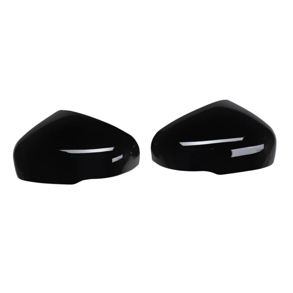 Set of 2 black ORVM covers for Magnite, displayed on a white background. 