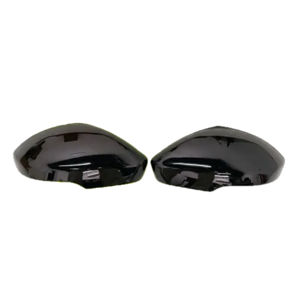 Set of 2 black ORVM covers for Punch, displayed on a white background. 