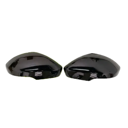 Set of 2 black ORVM covers for Punch, displayed on a white background. 