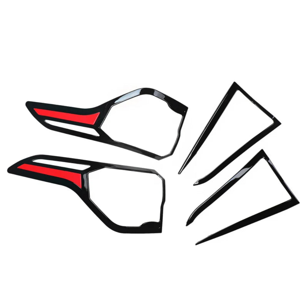 Set of taillight covers for Seltos, displayed on a white background. 
