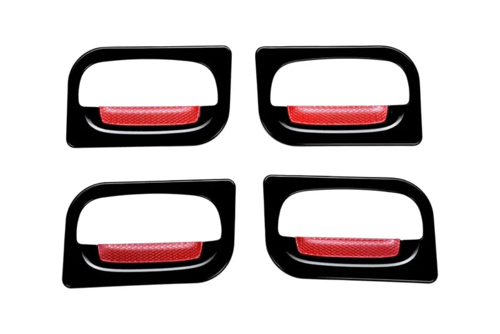 Set of 4 pcs Hybrid black catch cover for S Presso placed on a white background.