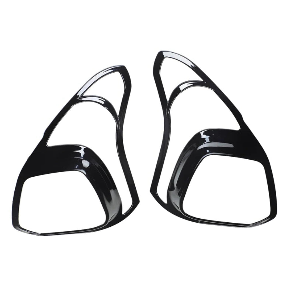 Set of 2 Black Tail-light covers for swift placed on a white background. 