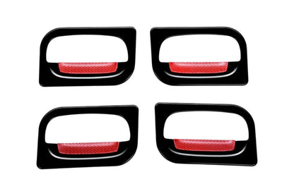 Set of 4 pcs Catch Cover for Wagon R placed on a white background.