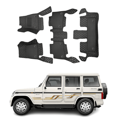 7D Car Floor Mats For Mahindra Bolero