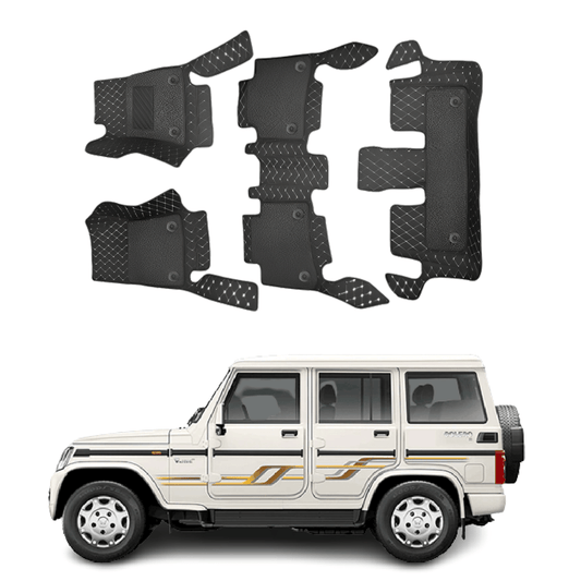 7D Car Floor Mats For Mahindra Bolero