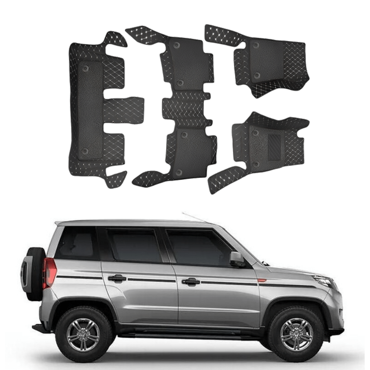 7D Car Floor Mats For Mahindra Bolero Neo