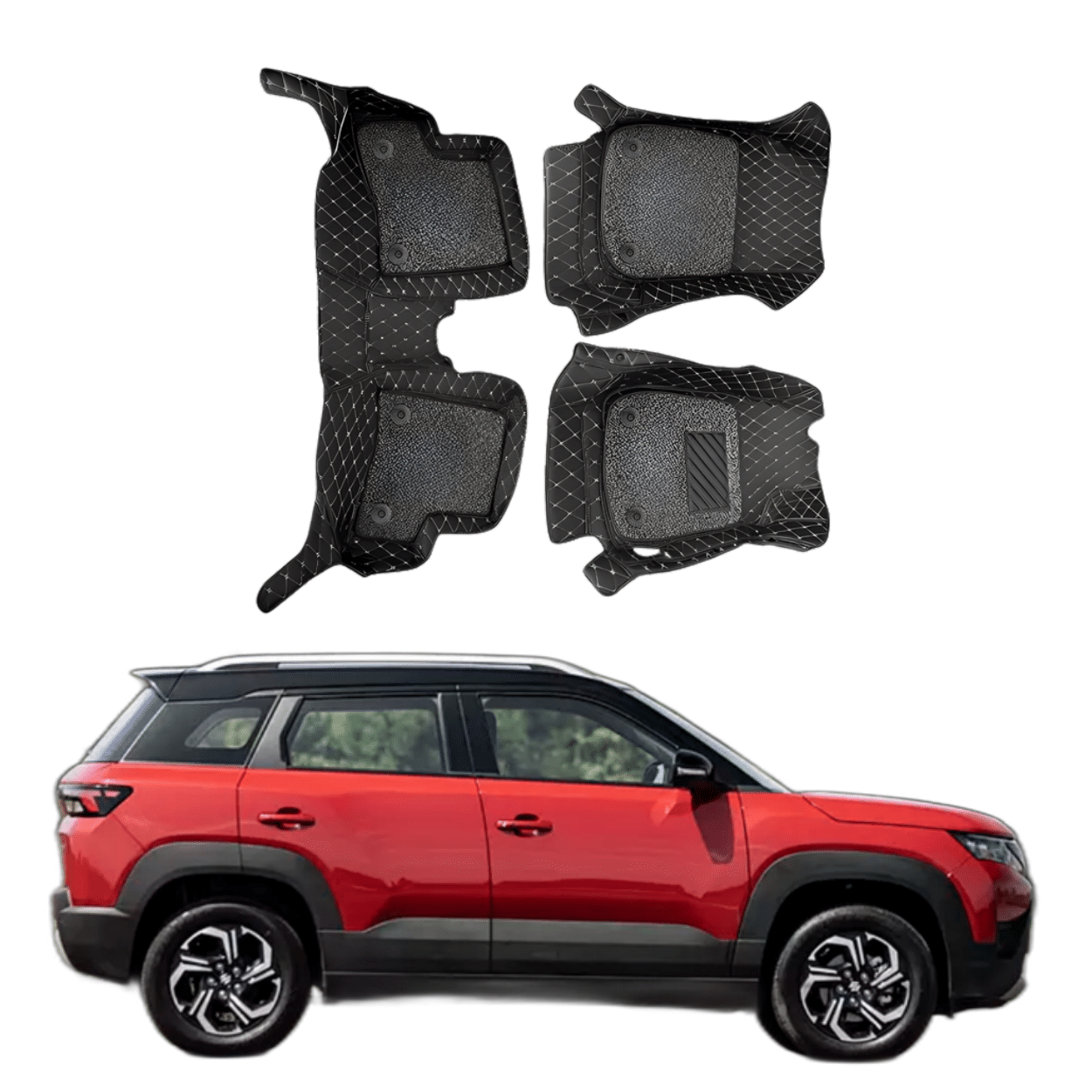 7D car floor mats for Maruti Suzuki Brezza