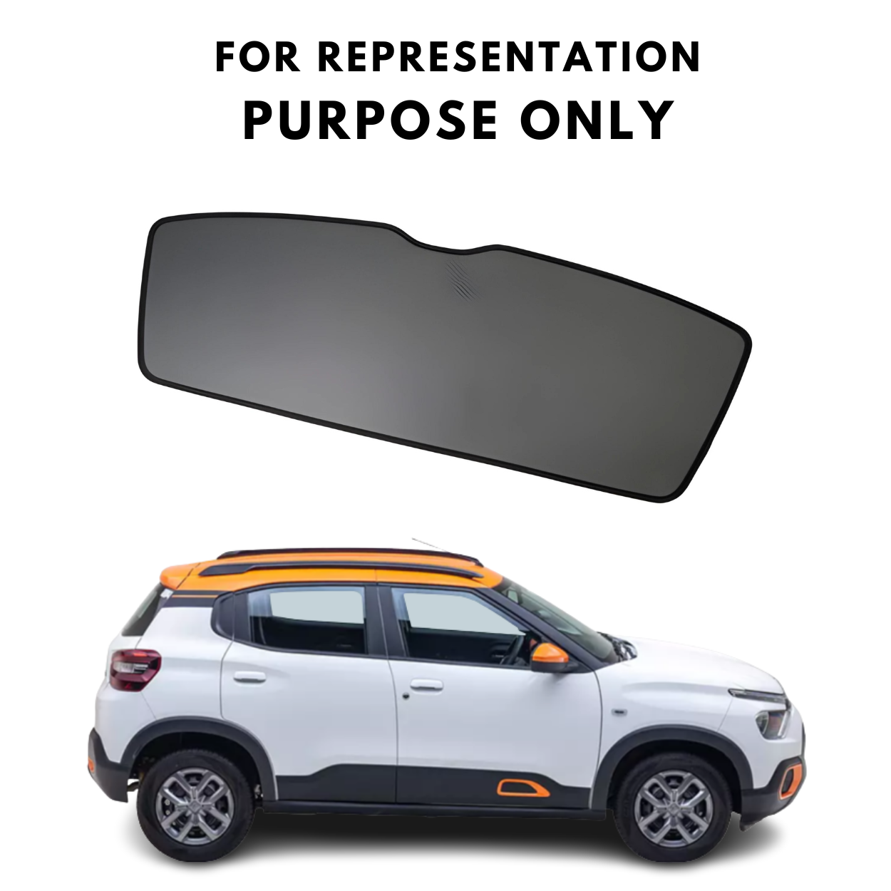 Car Window Fix Black Sunshades For Citroen C3