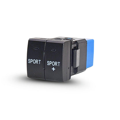 Black and blue switch labeled 'SPORT' on a white background