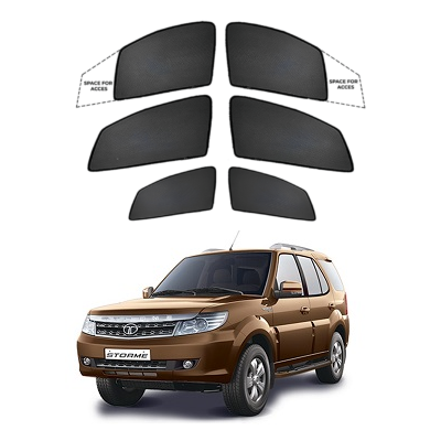 Window Sun Shades For Tata Safari Storme - 2021 Onwards Model