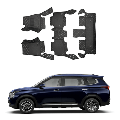 7D Car Floor Mats For KIA Carens