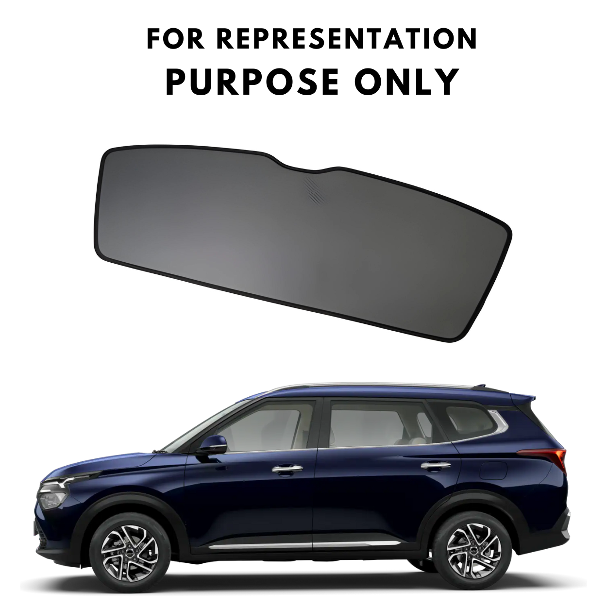 Car Window Fix Black Sun Shades For KIA Carens