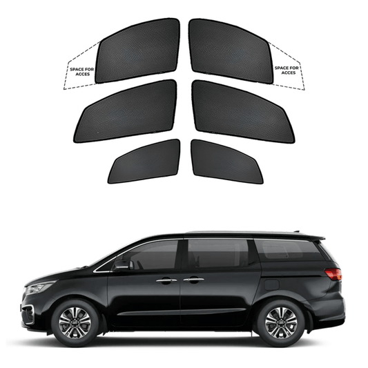Black finish Sun shade window for KIA Carniva