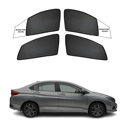 Black Sun shade window for Honda City 4th Gen