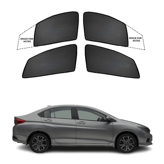 Black Sun shade window for Honda City 4th Gen