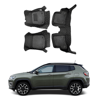 7D Car Floor Mats For Jeep Comapass