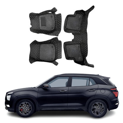 7D car floor mats for Hyundai Creta